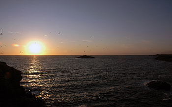 Sunset in El Dorado, sea, landscape, beautiful, nature, amazing, sun, sunset, ocean HD wallpaper