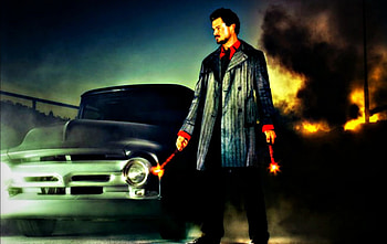 Eric Dane, situation, man, car, actor, dark HD wallpaper