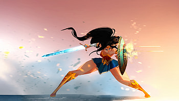 Wonder Woman The Endless Drift, wonder-woman, superheroes, artwork, art, digital-art, artstation HD wallpaper