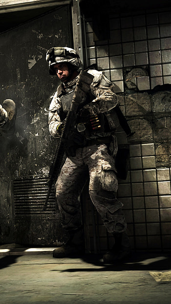 Complex game mechanics, Shooter gameplay mechanics, Assault class warrior, In-game interface design HD phone wallpaper