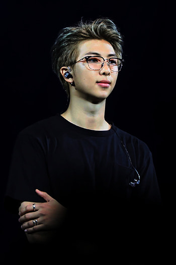 Kim Namjoon, glasses HD phone wallpaper