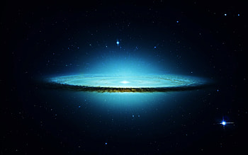 Space Galaxy Cyan Stars , space, galaxy, digital-universe, manipulation HD wallpaper
