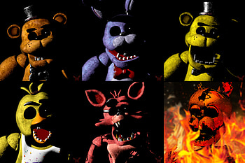 Fazbear Entertainment, Freddy Fazbear's Pizza, Classic Animatronics, Original Animatronics, Five Nights at Freddy's HD wallpaper