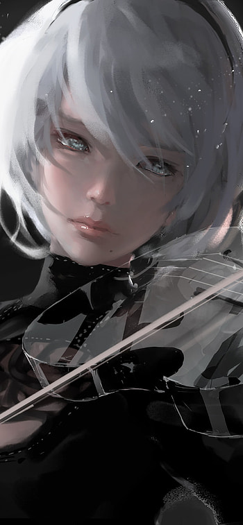 YoRHa No.2 Type B — Violin Lament (NieR:Automata ), YoRHa No.2 Type B, violin, video game, NieR: Automata HD phone wallpaper