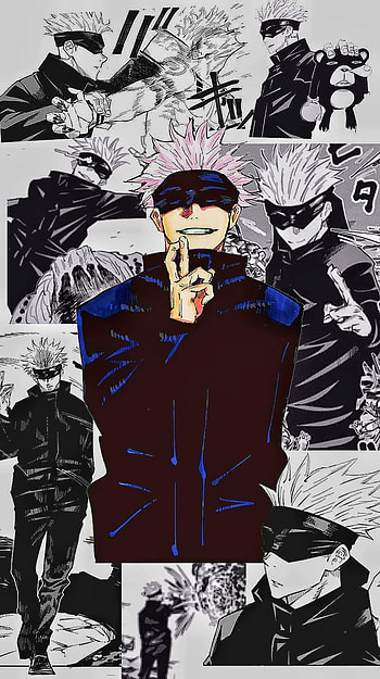 Satoru Gojo, art, cartoon, satorugojo HD phone wallpaper