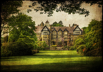 Wales, Building, Architecture, , Garden, Bodnant Gardens, Tree HD wallpaper