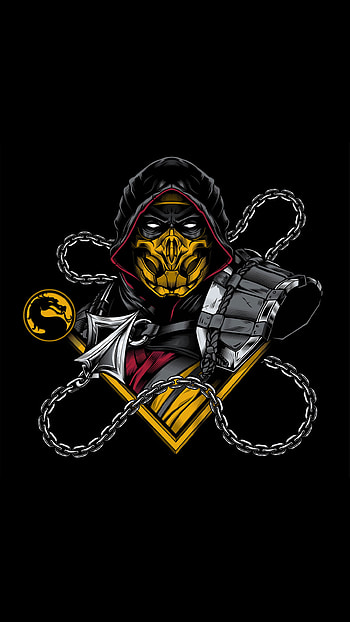 Scorpion (Mortal Kombat), Sub Zero, Minimal HD phone wallpaper