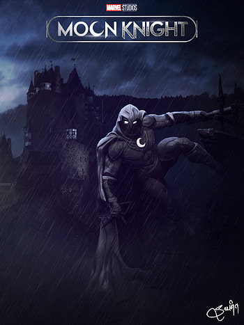Marvel's Moon Knight, marvel, comicart, superhero, dark, fanart, moonknight, hero, comic, marvels HD phone wallpaper