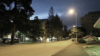 Early morning, street, morning, dark, early HD wallpaper