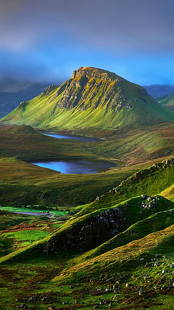 hill, nature, landscape HD phone wallpaper