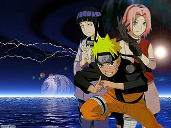 Which person to love??, girls, anime, water, boy HD wallpaper