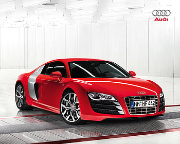 Audi, red HD wallpaper