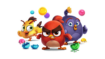 Red Chuck Angry Birds HD wallpaper