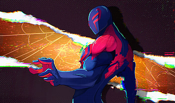 Spider Man 2099 Cityscape Chronicles, spiderman-2099, spiderman, superheroes, artwork, digital-art, pixiv HD wallpaper