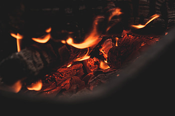 Fire, Bonfire, Coals, Miscellanea, Miscellaneous HD wallpaper