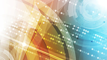 Circles and Dots, circles, abstract, technology, dots, Firefox Persona theme HD wallpaper