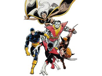 X-Men, wolverine, cyclops, nightcrawler, storm, colossus HD wallpaper