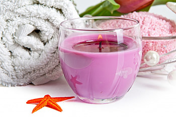 Spa, starfish, pretty, candle, candles, beautiful HD wallpaper