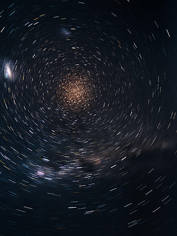 Abstract, Blur, Smooth, Starry Sky, Rotation HD phone wallpaper
