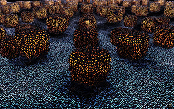 Structure, 3D, Space, Compound, Cube, Multitude, Lots Of HD wallpaper