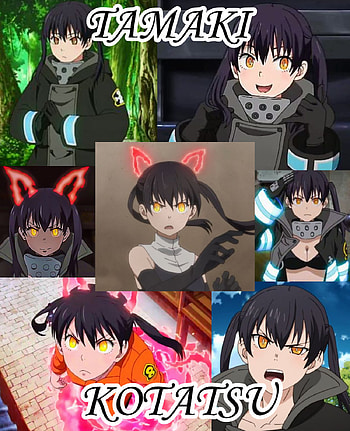 Tamaki kotatsu, fire force HD phone wallpaper