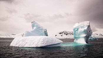 Float, icebergs, nature HD wallpaper