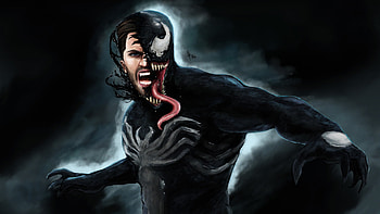 Venom Movie Digital Painting, venom-movie, venom, supervillain, artist, digital-art, artwork, art, artstation HD wallpaper