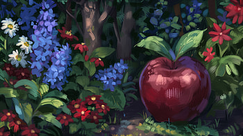Enchanted Garden Apple, apple HD wallpaper