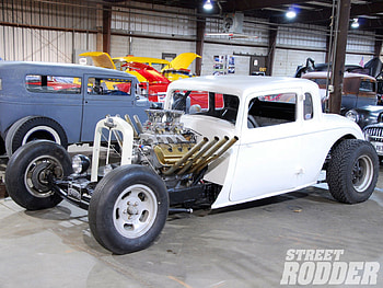 '33 Plymouth, Mopar, White, Hotrod, Classic HD wallpaper