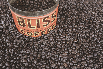Food, Bank, Inscription, Jar, Coffee Beans, Fried, Roasted HD wallpaper