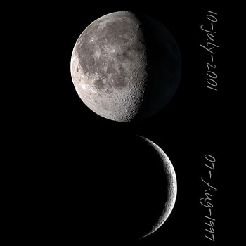 Moon, midnight HD phone wallpaper