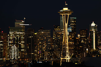 Cities, Night, Architecture, City, Building, Dark HD wallpaper