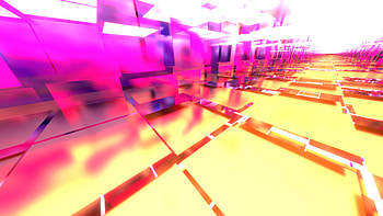 Gold and Purple Glass Tunnels, yellow, gold, purple, glass, mirror, Abstract, 3D, abstract purple, Abstract glass HD wallpaper