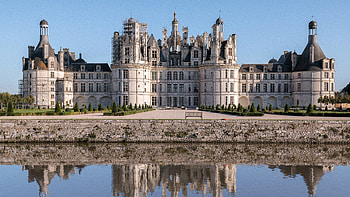 Chateau de Chambord France, Chateau de Chambord, architecture, france, buildings, reflection, landscape HD wallpaper