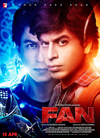 Fan Movie Original Poster, shahrukh-khan, indian-movies HD phone wallpaper
