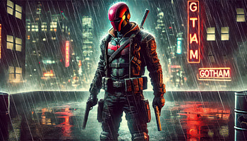 Modern Day Red Hood, red-hood, superheroes, artwork, art, digital-art, ai HD wallpaper