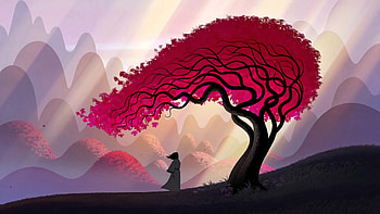 Samurai Jack Artwork, samurai-jack, artist, artwork, digital-art, tree HD wallpaper