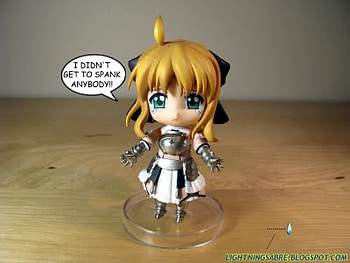 saber toy, cute, saber, funny, text HD wallpaper