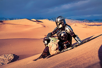 The Mandalorian Yoda Cosplay , the-mandalorian, baby-yoda, tv-shows, star-wars, cosplay HD wallpaper