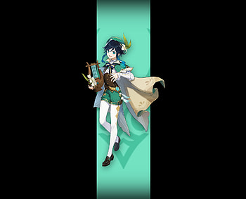 Venti genshin, anemo, arconte HD wallpaper