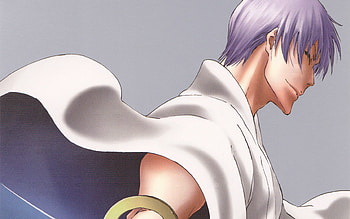 Gin Ichimaru, Manga art, Bleach HD wallpaper