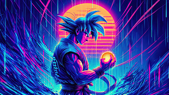 Goku Radiant Super Saiyan Form, goku, anime, artwork, artist, digital-art, deviantart HD wallpaper
