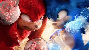 Sonic & Knuckles Clash: Sonic the Hedgehog 2 Movie, Knuckles the Echidna, Sonic the Hedgehog, movie, Sonic The Hedgehog 2 HD wallpaper