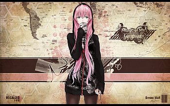 Magurine Luka, cute girl, vocaloids, anime, vocaloid luka, long hair HD wallpaper