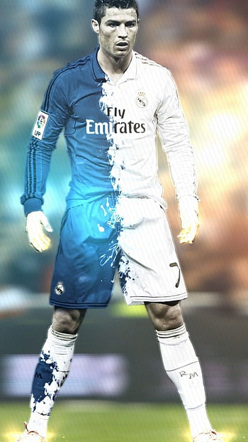 Ronaldo, won five Ballon d'Or awards HD phone wallpaper