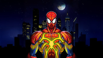 Spiderman Crusader, spiderman, superheroes, artwork, art, digital-art HD wallpaper