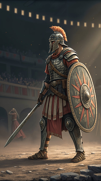 Gladiator: Epic for Warriors, Gladiator, armor, warrior HD phone wallpaper