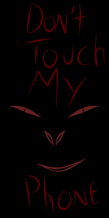 Don't touch my , color, devil HD phone wallpaper