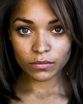Antonia Thomas, Female face reference HD phone wallpaper