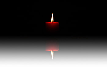 Fire, Reflection, Dark, Shadow, Candle HD wallpaper